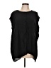 Topshop Black Short Sleeve Top Size L (estimated) - photo 1