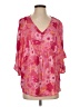 Andree by UNIT 100% Rayon Pink 3/4 Sleeve Blouse Size S - photo 1