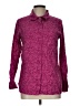 Current/Elliott Paisley Burgundy Long Sleeve Blouse Size Lg (3) - photo 1
