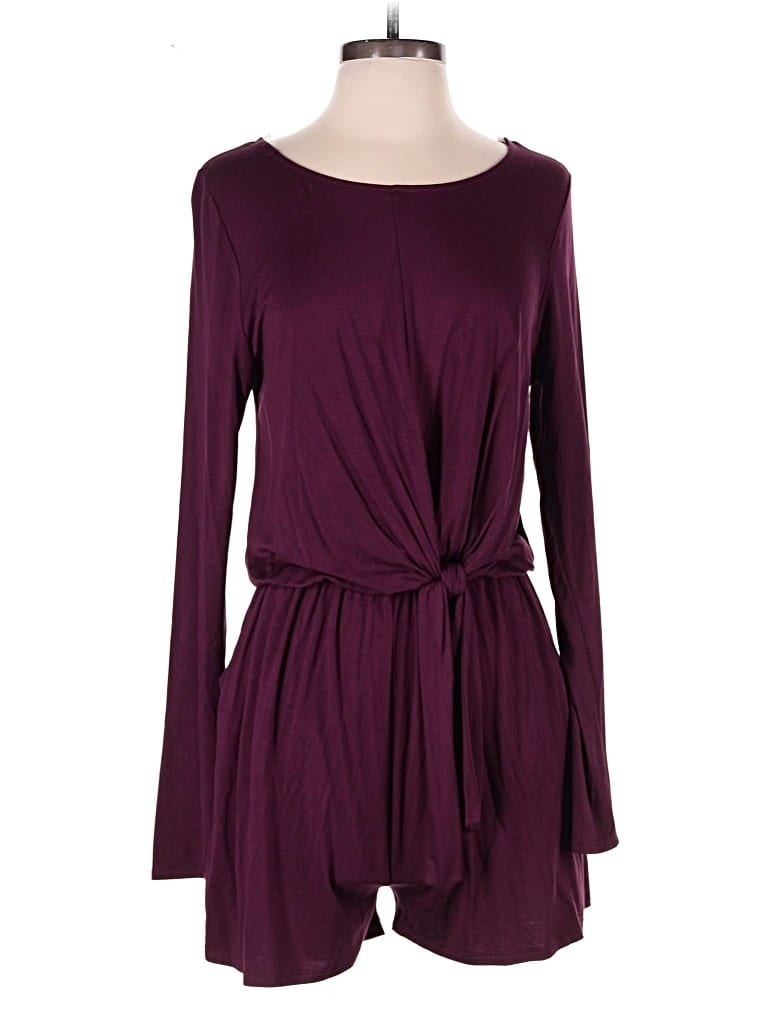 Pre-owned Vestique Romper In Burgundy