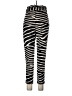 H&M 100% Polyester Stripes Black Casual Pants Size 10 - photo 2