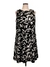Kasper Graphic Black Casual Dress Size 1X - photo 1