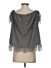 Gold Hawk 100% Cotton Gray Sleeveless Blouse Size XS - photo 2