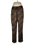 MICHAEL Michael Kors 100% Polyester Animal Print Gold Casual Pants Size L - photo 1