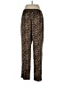 MICHAEL Michael Kors 100% Polyester Animal Print Gold Casual Pants Size L - photo 2