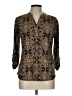 Cure Paisley Brown 3/4 Sleeve Blouse Size L - photo 1