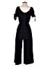 Doe & Rae Solid Black Jumpsuit Size M - photo 2