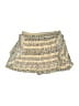 BCBGeneration 100% Rayon Stripes Gold Shorts Size S - photo 2