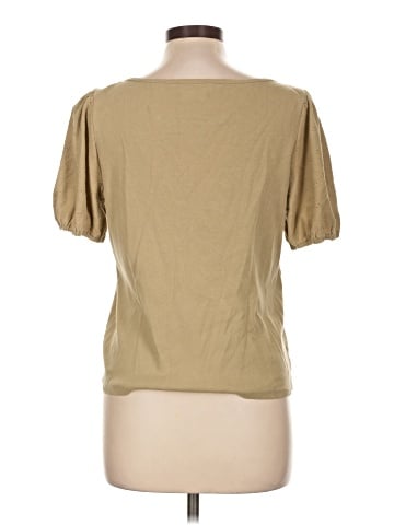 Madewell Eyelet-Sleeve Henley Top (view 2)