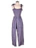 Blue Rain 100% Rayon Tweed Blue Jumpsuit Size M - photo 1