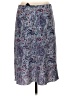 Express 100% Polyester Paisley Blue Casual Skirt Size 5 - 6 - photo 2