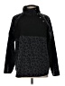 J.Crew Factory Store 100% Polyester Animal Print Black Coat Size L - photo 1