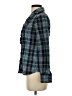 Buffalo Plaid Blue Long Sleeve Blouse Size XS - photo 5