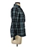 Buffalo Plaid Blue Long Sleeve Blouse Size XS - photo 4