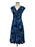 Chaps Paisley Blue Cocktail Dress Size S (petite) - photo 1