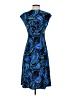 Chaps Paisley Blue Cocktail Dress Size S (petite) - photo 2