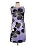 Connected Apparel Graphic Purple Cocktail Dress Size 16 - photo 1