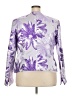 Lily & Taylor 100% Polyester Print Purple Blazer Size 22 - photo 2