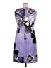 Connected Apparel Graphic Purple Cocktail Dress Size 16 - photo 2