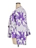 Lily & Taylor 100% Polyester Print Purple Blazer Size 22 - photo 5