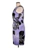 Connected Apparel Graphic Purple Cocktail Dress Size 16 - photo 5