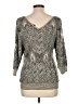 INC International Concepts Chevron-herringbone Gray Pullover Sweater Size L - photo 2
