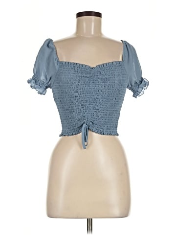 Love Tree Short Sleeve Blouse (view 1)
