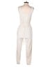 American Threads Solid Ivory Jumpsuit Size M - photo 2