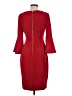 Calvin Klein Solid Red Cocktail Dress Size 4 - photo 2