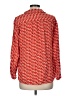 Max Studio 100% Rayon Red Long Sleeve Blouse Size M - photo 2