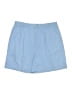 IZOD 100% Polyester Solid Blue Shorts Size 16 - photo 1
