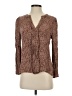 Oddi 100% Rayon Brown Long Sleeve Blouse Size S - photo 1