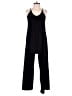 Emery Rose Solid Black Jumpsuit Size M - photo 1