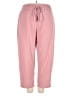 Shein Curve 100% Polyester Solid Pink Casual Pants Size 4X - photo 1