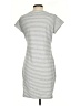 Merokeety Stripes Gray Casual Dress Size S - photo 2