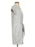 Merokeety Stripes Gray Casual Dress Size S - photo 4