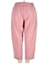 Shein Curve 100% Polyester Solid Pink Casual Pants Size 4X - photo 2