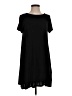 Alya Solid Black Casual Dress Size S - photo 1