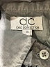 Chic Connection Floral Solid Gray Long Sleeve Blouse Size S - photo 7