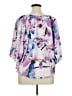 Jennifer Lopez 100% Polyester Purple 3/4 Sleeve Blouse Size XL - photo 2