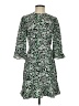 Warehouse Paisley Green Casual Dress Size 4 - photo 1