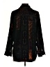 Soft Surroundings 100% Polyester Paisley Black Long Sleeve Blouse Size XS - photo 2