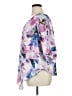 Jennifer Lopez 100% Polyester Purple 3/4 Sleeve Blouse Size XL - photo 5