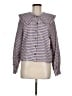 Primark Houndstooth Blue Long Sleeve Blouse Size M - photo 1