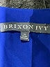 Brixon Ivy 100% Polyester Floral Solid Blue 3/4 Sleeve Blouse Size M - photo 7