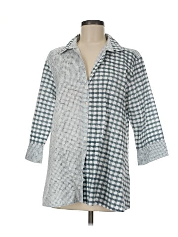 Keren Hart 3/4 Sleeve Button-Down Shirt (view 1)