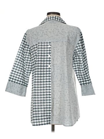 Keren Hart 3/4 Sleeve Button-Down Shirt (view 2)