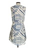 Gap 100% Polyester Print Blue Casual Dress Size S - photo 2