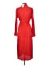 Kirundo 100% Polyester Red Casual Dress Size L - photo 2