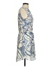 Gap 100% Polyester Print Blue Casual Dress Size S - photo 4